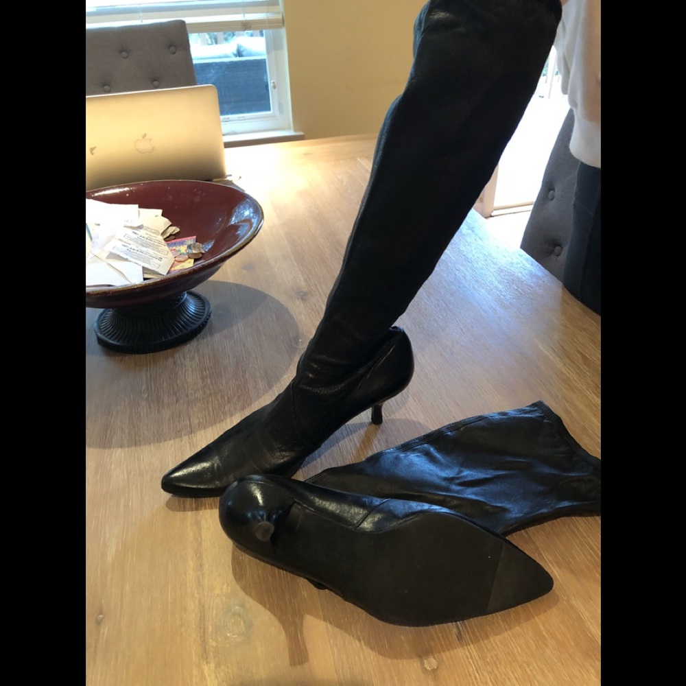 Like butter kitten heel Stuart Weizmann boots